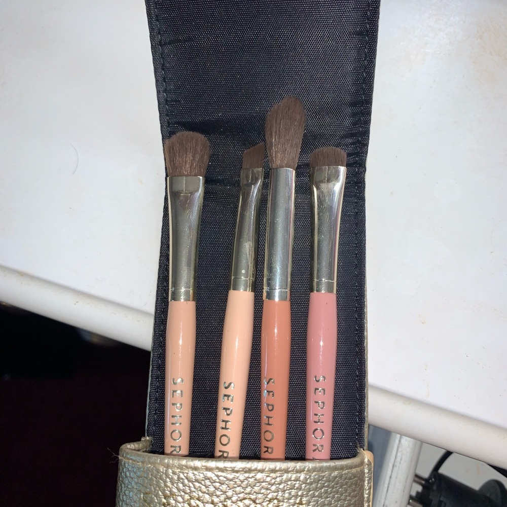Sephora eyeshadow brushes